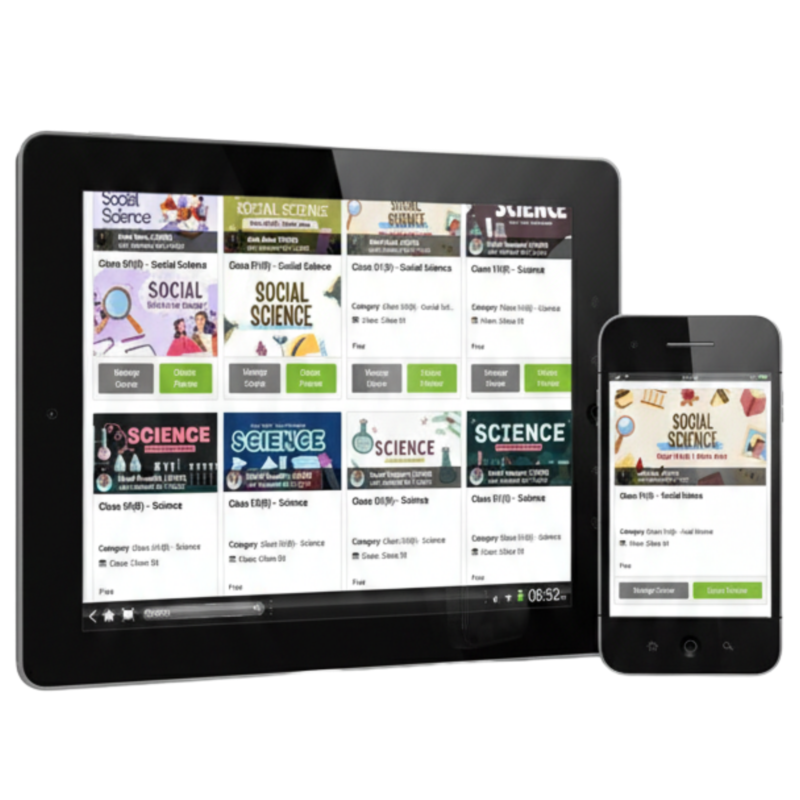 App on Tablet and Phone